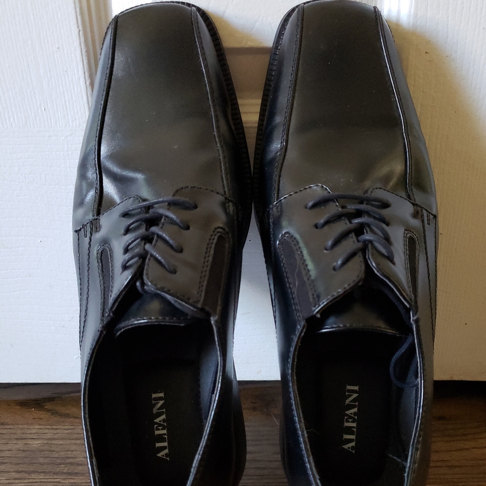 Alfani men's black dress shoes 9.5